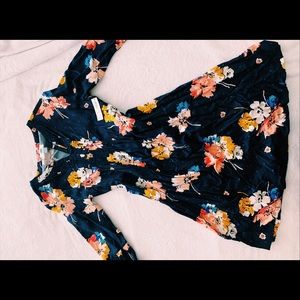 Colorful, v-neck,dress with the tag still attached